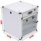 204brooder Eggs Incubator Intelligence Automatic Hatching Chicken Quail 110v 12v