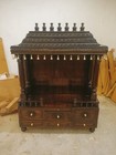 Wooden For Hindu Wood Ghar Puja Handcrafted Wall Teak Mandir Pooja Home Temple