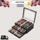 New 10 30-slot Sunglass Organizer See-through Display Box For Multiple Pairs