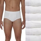 Men s Hanes Briefs 6 Pack Cool Ultra C Big Man Assorted Colors  choose Your Size