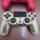 Sony Dualshock 4 Wireless Controller Bundle Ps4 Magma Red   Gold Cuh-zct2u