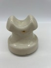 Vintage Chance Ceramic Porcelain Ivory White Glazed Electric Insulator