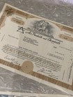 Lot  3 Of Franklin Mint Vintage Stock Certificates - 5 Different