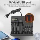 Smart Battery Charger 7 Slot For Aa Aaa Ni-cd Ni-mh For Rechargeable Batteries