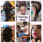 100  Real Human Hair Mannequin Head Practice Styling Training Manikin Doll stand