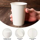 12 Oz Disposable Paper Coffee Cups 100 Pack White Hot Coffee Cups Paper Coffee