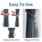 Decorative Curtain Tiebacks Ball Tassels Holdbacks - Home Office Windows Drap   