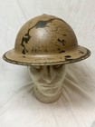          Ww2 British Brodie Mk Ii Helmet     Painted Desert North Africa Insignia