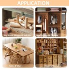 1 4-inch Wooden Dowel Pins - 200 Pcs Fluted Wood Dowels 1 4 X 1-1 4 Inch