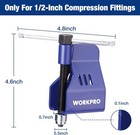 Workpro 1 2 Inch Copper Tube Compression Sleeve Puller Ring Removal Tool New
