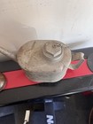 Vintage Metal Railroad Oil Can Eagle Brand W Spout   Chain Cap