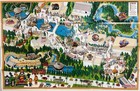 Mgm Grand Adventures 1994 Vintage Amusement Theme Park Souvenir Map Las Vegas Nv