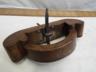 Antique Brass Sole Wooden Router Plane Craftsman Made Woodworking Carpenter Tool