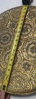 Antique Islamic Folk Hand Made Ornate Brass Plate Vintage Home Decor