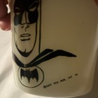 Vtg Westfield Batman 1966 Milk Glass Mug 10 Fl Oz White black W handle   Decor