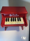 Vintage Wooden Schoenhut Red Children s 18 Key Starter Piano Works Great