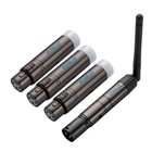Jerray 4pcs Dmx Wireless 3 Female Receivers  1 Male Transmitter Control 2 4g 