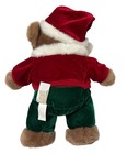Dan Dee Plush Stuffed Bear Vtg 2004 Christmas Bear Snowflake Teddy Red Coat