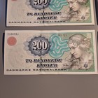 1997 Denmark 200 Kroner P57a Unc  5 Total 