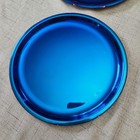 Ahimsa Purposeful Plates Set 3 Stainless Steel Non Toxic Kids Toddler Blue