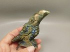 Toucan Bird Figurine Labradorite Hand Carved Rock Stone Carving  o11