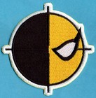 Deathstroke   Slade Wilson Fully Embroidered 3 75  Iron On Patch