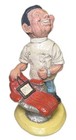 8 5    Happy Dentist Chalkware Figurine Vintage Dental Chair Dds Dentistry Art