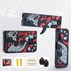 2 0 Upgraded Lifecard Alloy Folding Gun Toy Soft Bullet Blaster Shooting Model P