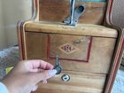 Vtg 1940 Exhibit Supply Co What Am I Inclined To Do Coin Op Penny 1 Cent Wood