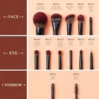 Jessup 13pcs Vegan Makeup Brushes Set  Professional Face   Eye Tools  T300 Black