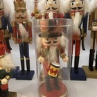 Lot Of 9 Wooden Nutcracker Soldiers Christmas Figures   Ornament 4   -10   