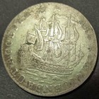 Certificate Of Authenticity Silver 1758 Colonial New York Ship Shilling Zeeland