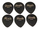 1970 s Gibson Large Teardrop  splash  Thin Rare Guitar Picks -nos-black-lot Of 9