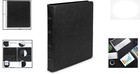 Professional Vintage Leather Binder - 0 5 Inch Round Rings For 8 5x11 Documents