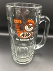 2013 A w Root Beer All American Food 7  Heavy Beveled Glass Mug