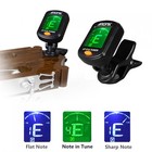 Small Clip-on Guitar Tuner Double Color Backlighting For Chromatic Bass Violin