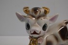 Vintage Anthropomorphic Cow Figurine Porcelain Bessie Bordens Bull 5  Farmhouse