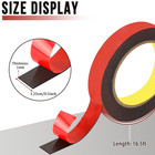 2 Rolls Double Sided Tape Heavy Duty  0 5in X 16 5ft Two Sided Mounting Tape Wat