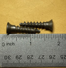 2 Surplus Mauser Buttplate   Sling Swivel Base Screws Vintage Military Gun Parts