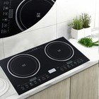Electric Hob Cook Top Stove 110v Induction Cooktop 2 Burners Ceramic Cooktop Usa