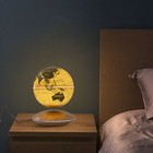 Magnetic Levitating Floating Globe World Map Color Light Night Lamp Decor Dc12v