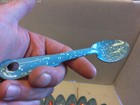 1980 s Vintage Enamelware Spoon  blue Speckled   pack Of 10  7  Long