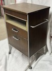 Vintage Mid-century Hill-rom Rolling Medical Cabinet - Utility Cart - Table