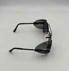 Crews Engineer Z87 Safety Glasses Black Frame Mcr 58mm Grey Aviator Style New 