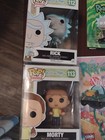 Rick And Morty Funko Pop Lot   Hot Wheels Rick s Ship   The Vindicators Comic  1