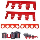 Metal Battery Holder Organizer For Milwaukee  2 For M18 18v  2 For M12 12v  
