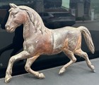 Antique Metal Horse Primitive Weathervane 14    X 10   