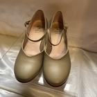 Capezio Character tap Shoes Dance Tan 550 Jr Footlight Size 9 5m Excellent