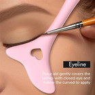 Reusable Eyeliner Stencils For Winged Looks And Lipstick Application Tools