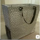 Thirty-one Room For Two Utility Tote Gray Dots Lots Dots And Zipper Pouch